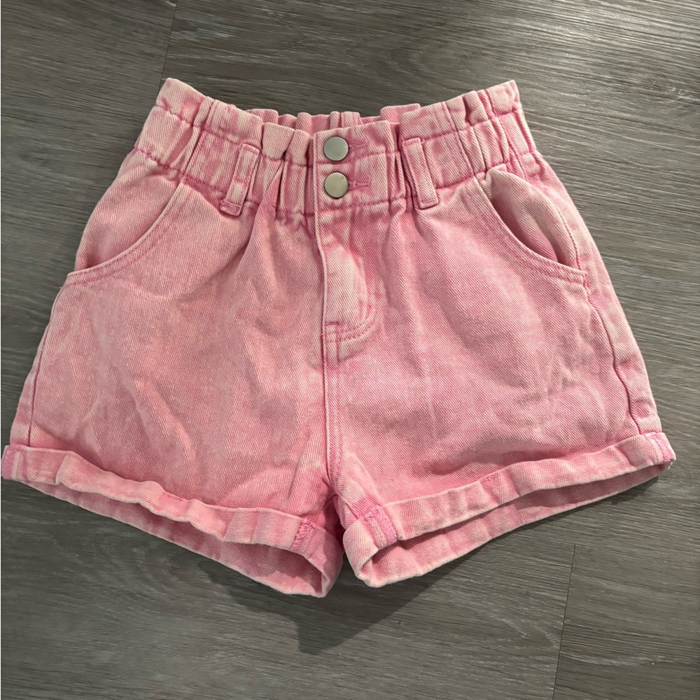 Pink Lily Kids Pink Denim Shorts